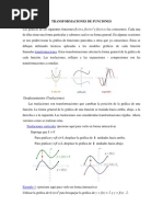 Transformaciones de Funciones