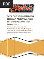 Catálogo de Información Técnica y Aplicativa para Tiros de Arrastre y Remolques