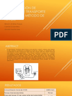 Determinación de Números de Transportel Método Hittorf