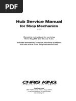 Hub Service Manual: For Shop Mechanics