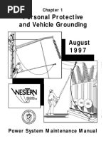 Personal Protective and Vehicle Grounding August 1997: Power System Maintenance Manual