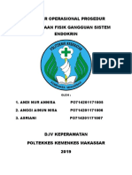 Standar Operasional Prosedur Gangguan Sistem Endokrin