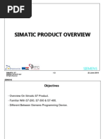 Simatic Product Overview: Siemens