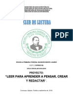 Proyecto - Lectura