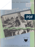 P. Arnaiiz, Aprendizaje en Grupo en El Aula