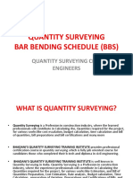 Bar Bending Scheule Quantity-Surveying Bhadanis Qs Institute India-Ppt-File