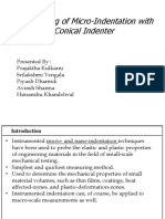 FE Modeling of Micro-Indentation With Conical Indenter