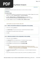 Procedure:: Using Modal Analysis