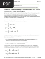 Understanding 2-D Plane Stress and Strain