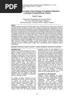 Ensuring The Quality of The Findings of Qualitative Research: Looking at Trustworthiness Criteria