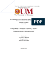 Effectiveness of Financial Literacy of Operational Hardwares in Sandawa, Davao City