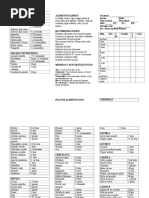 Plan de Alimentacion