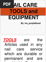 Nail Care TOOLS and Equipment: By: Ms - Purpleblood