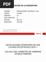 Clase N°4 Instalaciones de Gas