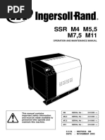 SSR M4 M5,5 M7,5 M11: Operation and Maintenance Manual