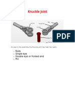 Knuckle Joint: Rods Single Eye Double Eye or Forked End Pin