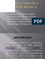 Presentation On E-Business Models