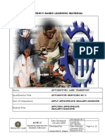 Enhanced Module On Applying Appropriate Sealant-Adhesive