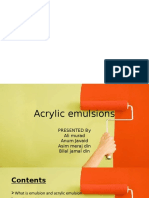 Acrylic Emulsions