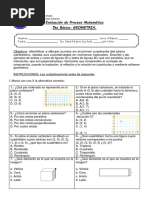 Prueba 5to Geometria