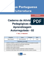 Lingua Portuguesa Regular Professor Autoregulada 7a 2b