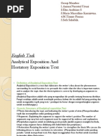 Analytical & Hortatory Exposition Text - EnGLISH