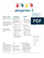 Kindergarten 2: Jesus Time Language Math