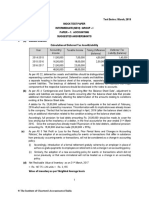 Year Accounting Income Taxable Income Timing Difference (Balance) Deferred Tax Liability (Balance)