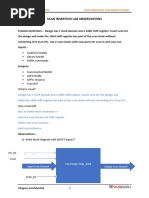 Scan Insertion Lab Observations: Vlsiguru DFT Training