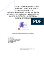 Proyecto Subestación Eléctrica PDF