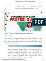 Modul 2 Pengembangan Karir Profesi Guru