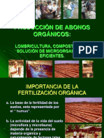 Elaboración de Abonos Orgánicos en Forma Liquida y Solida