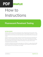 How To Do Fluorescent Penetrant Testing