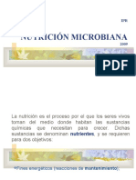 Nutrición Microbiana