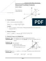 3-D Coordinate Geometry