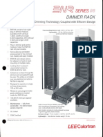 Lee Colortran ENR Series 96 Dimmer Rack Spec Sheet 1989