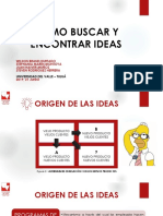 Cómo Buscar y Encontrar Ideas