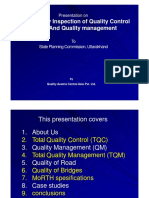 Quality, Quality Control and Quality Management