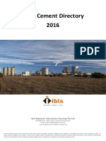 Ibis Cement Directory 2016 Sample