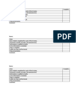 checklist for research and map