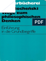 Wege Zum Philosophischen Denken (J. M. Bocheński)