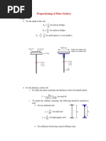 Proportioning of Plate Girders: L H L H L L H