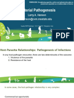 Bacterial Pathogenesis: Larry A. Hanson Hanson@cvm - Msstate.edu