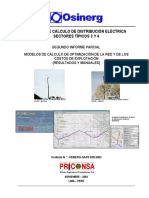 Modelos de Cálculo de Distribución Eléctrica Sectores Típicos 3 y 4