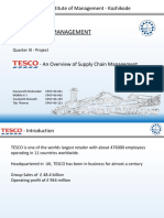 Study of TESCO Supply Chain