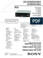 Sony Cdx-G3100ue G3100uv G3150up G3150uv Ver.1.1 PDF