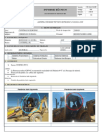 Informes Técnico - 420F-2 - Rotura de Parabrisa Lado Izquierdo