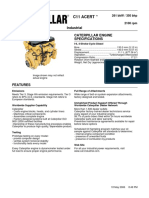 C11 Acert: Industrial Caterpillar Engine Specifications