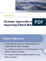 Strategic Approaches To Improving Ethical Behavior