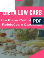 E Book Dieta Low Carb Um Plano Completo de Refeições e Cardápios 1